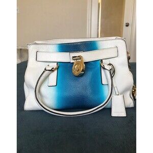 Michael Kors Hamilton satchel tote watercolor east west